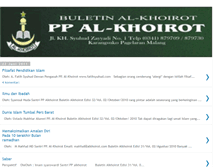 Tablet Screenshot of buletin.alkhoirot.com